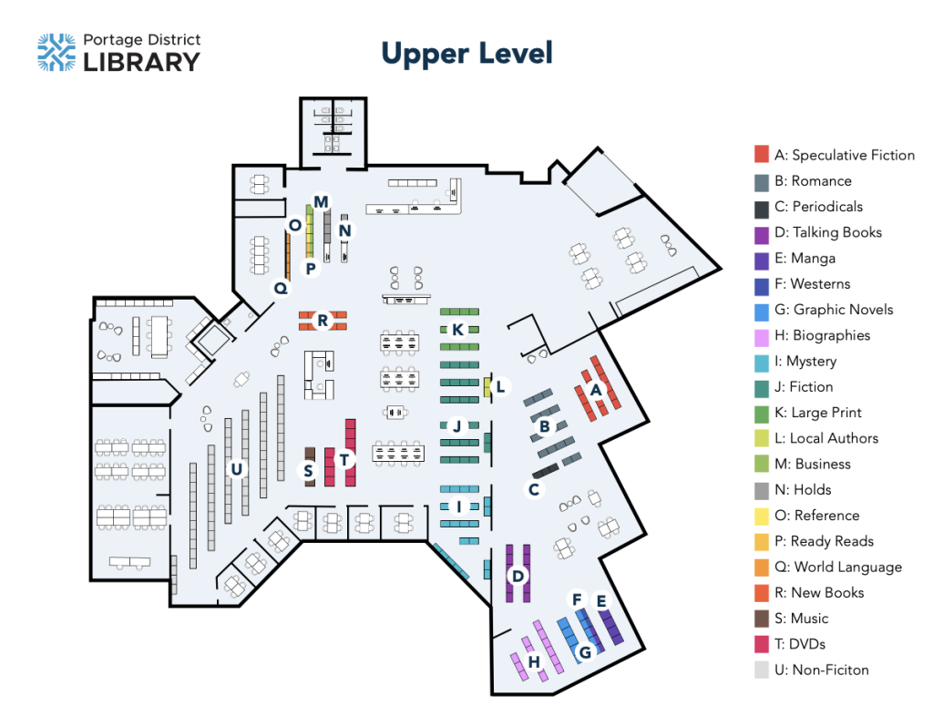 Collections Map – Portage District Library