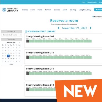 Reserve a Study Room Online