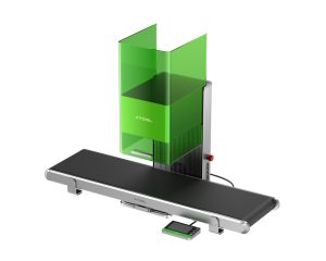 Xtool F1Ultr 3D laser engraver with conveyor
